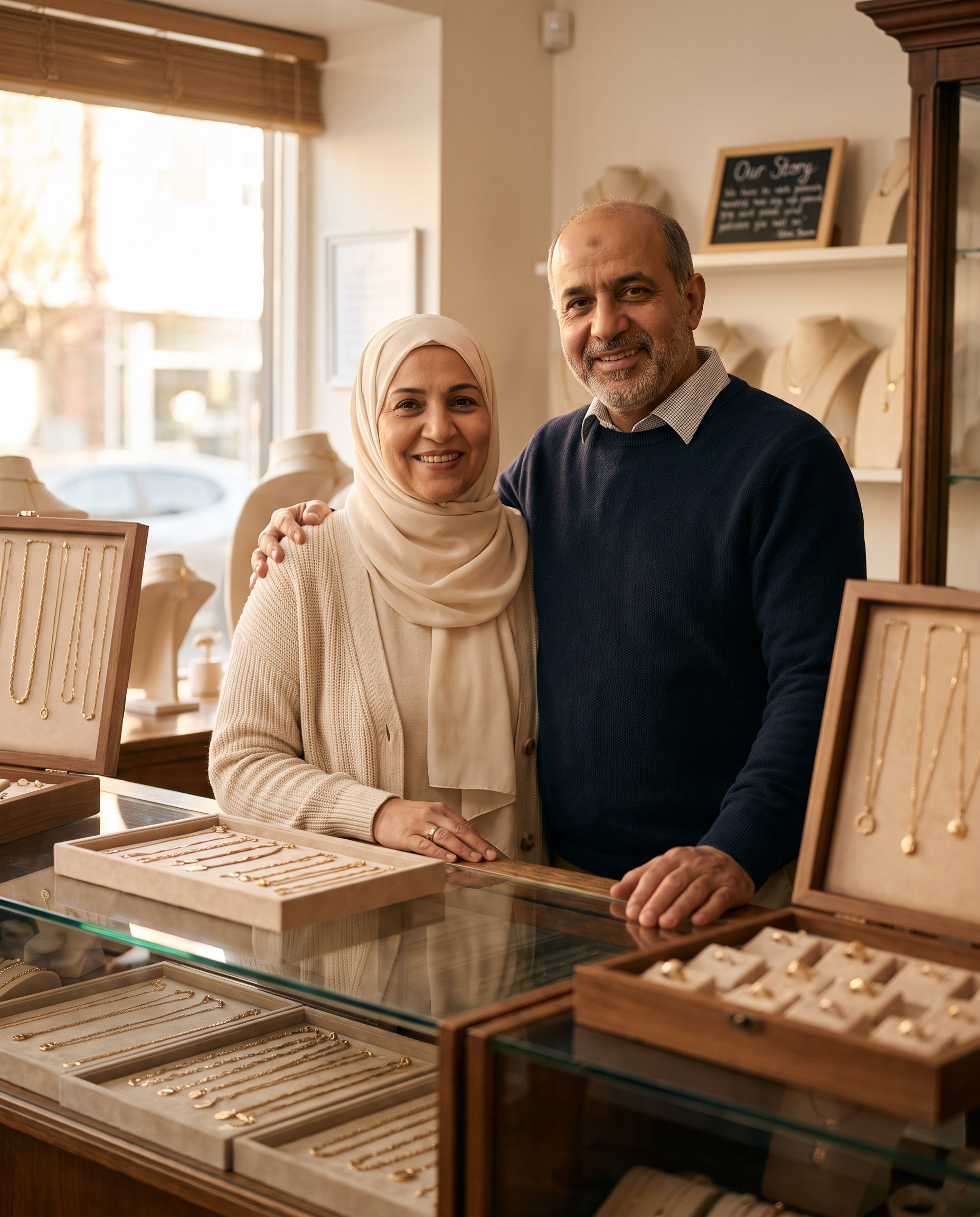 Amira & Yusuf — 32 years, one counter
