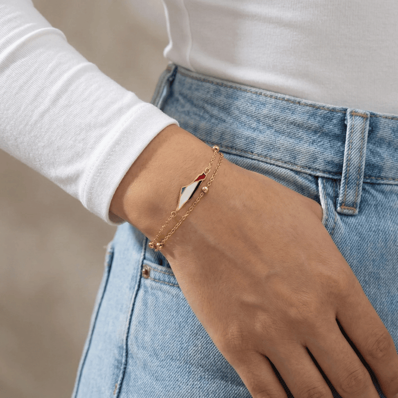 Palestine Map Bracelet