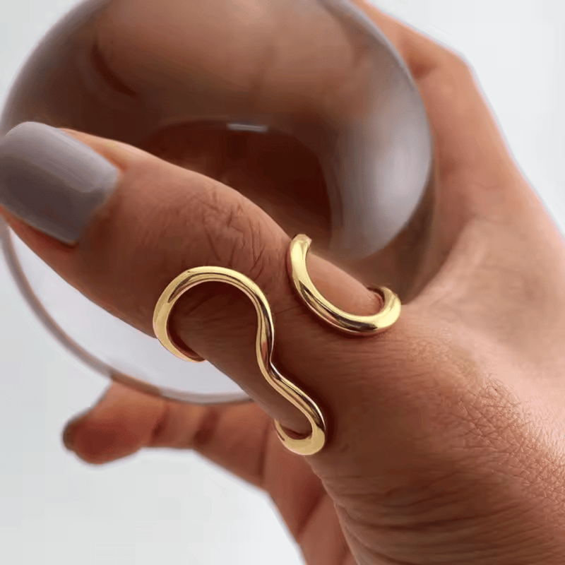Infinity Wave Ring