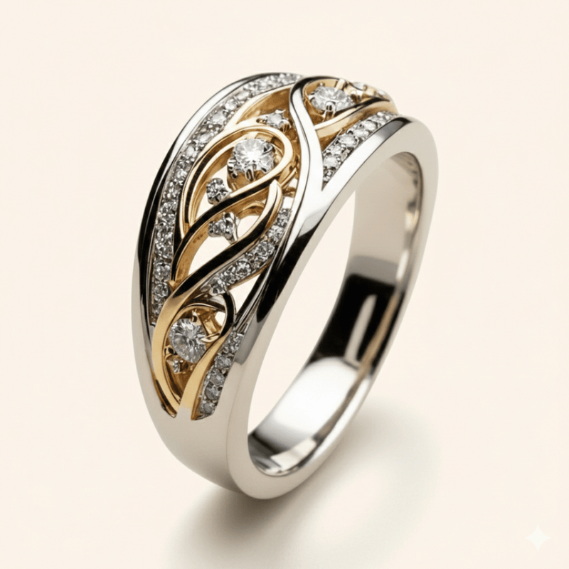 Divine Wave Gold & Silver